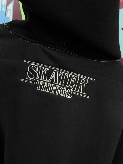 SATIN HOODIE EMBROIDERED SET — PREORDER