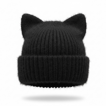 Cat Ear Beanies — Embroidered Skater Things OG