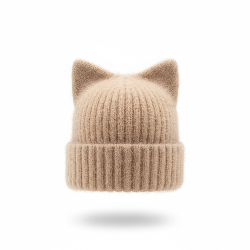 Cat Ear Beanies — Embroidered Skater Things OG