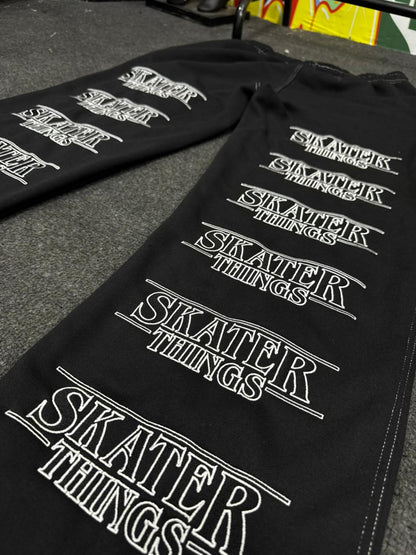 SATIN HOODIE EMBROIDERED SET — PREORDER