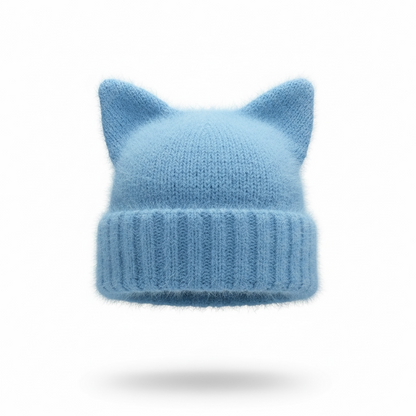 Cat Ear Beanies — Embroidered Skater Things OG