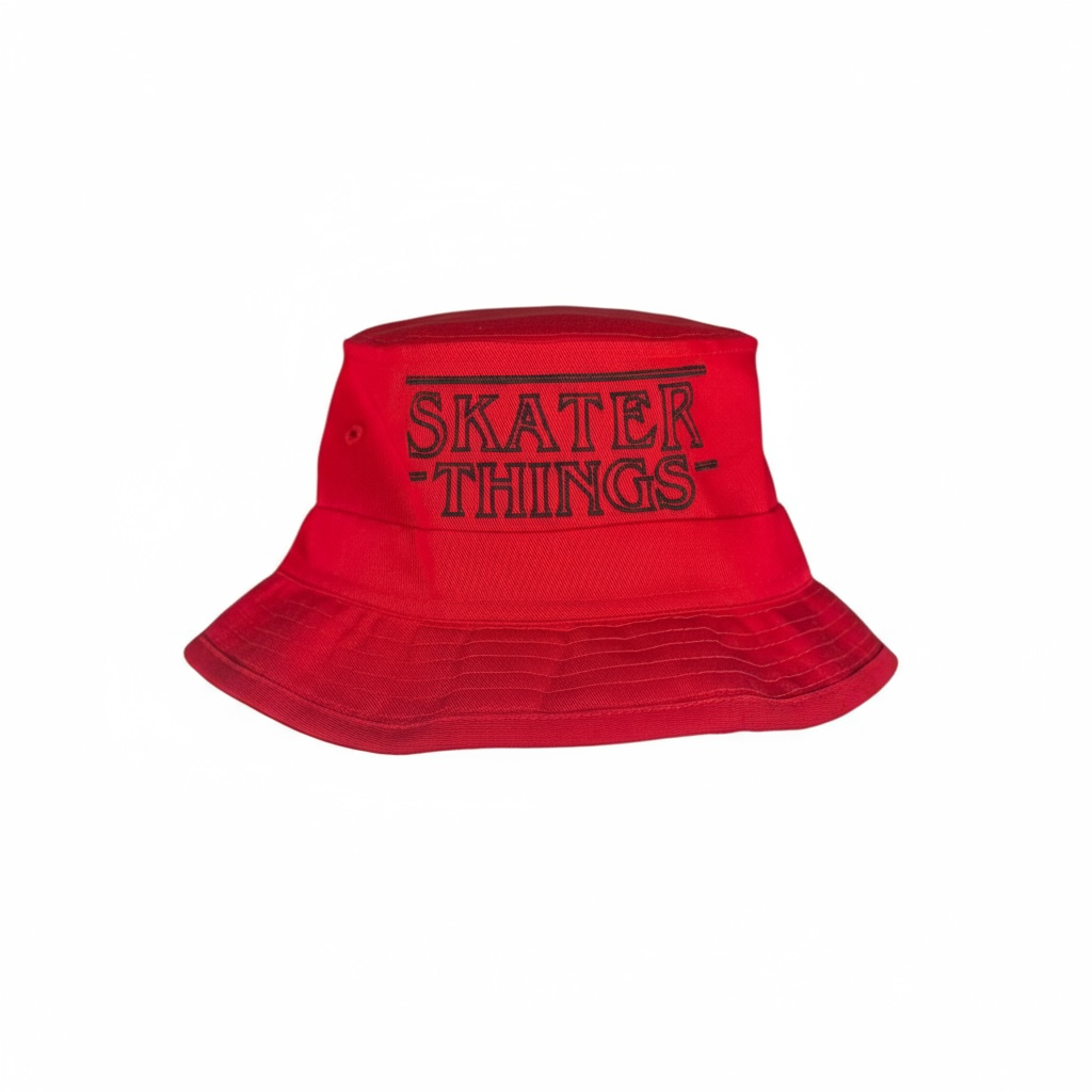 Skater Things Embroidered Bucket Hats