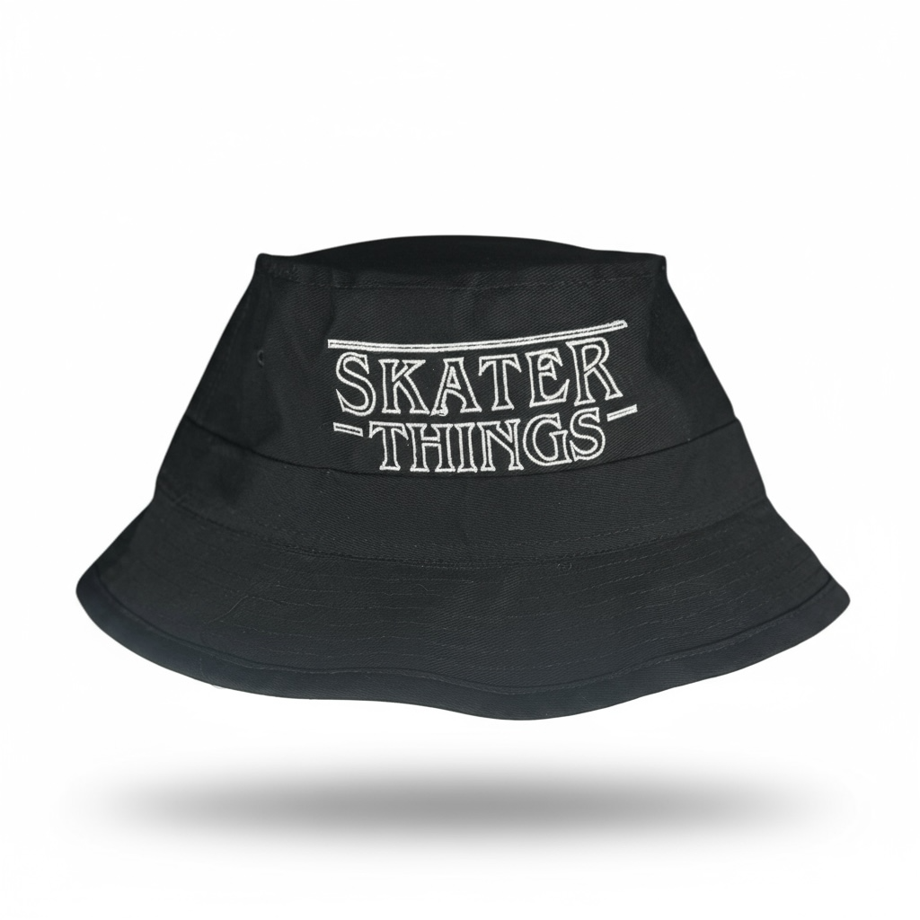 Skater Things Embroidered Bucket Hats