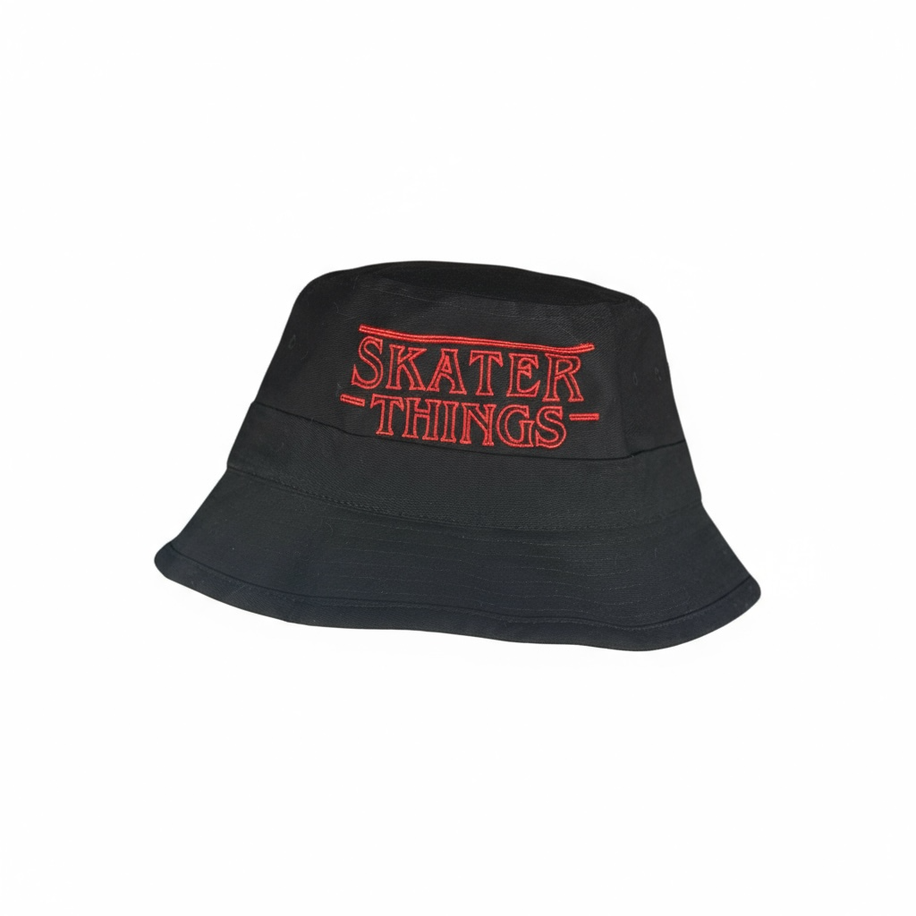 Skater Things Embroidered Bucket Hats
