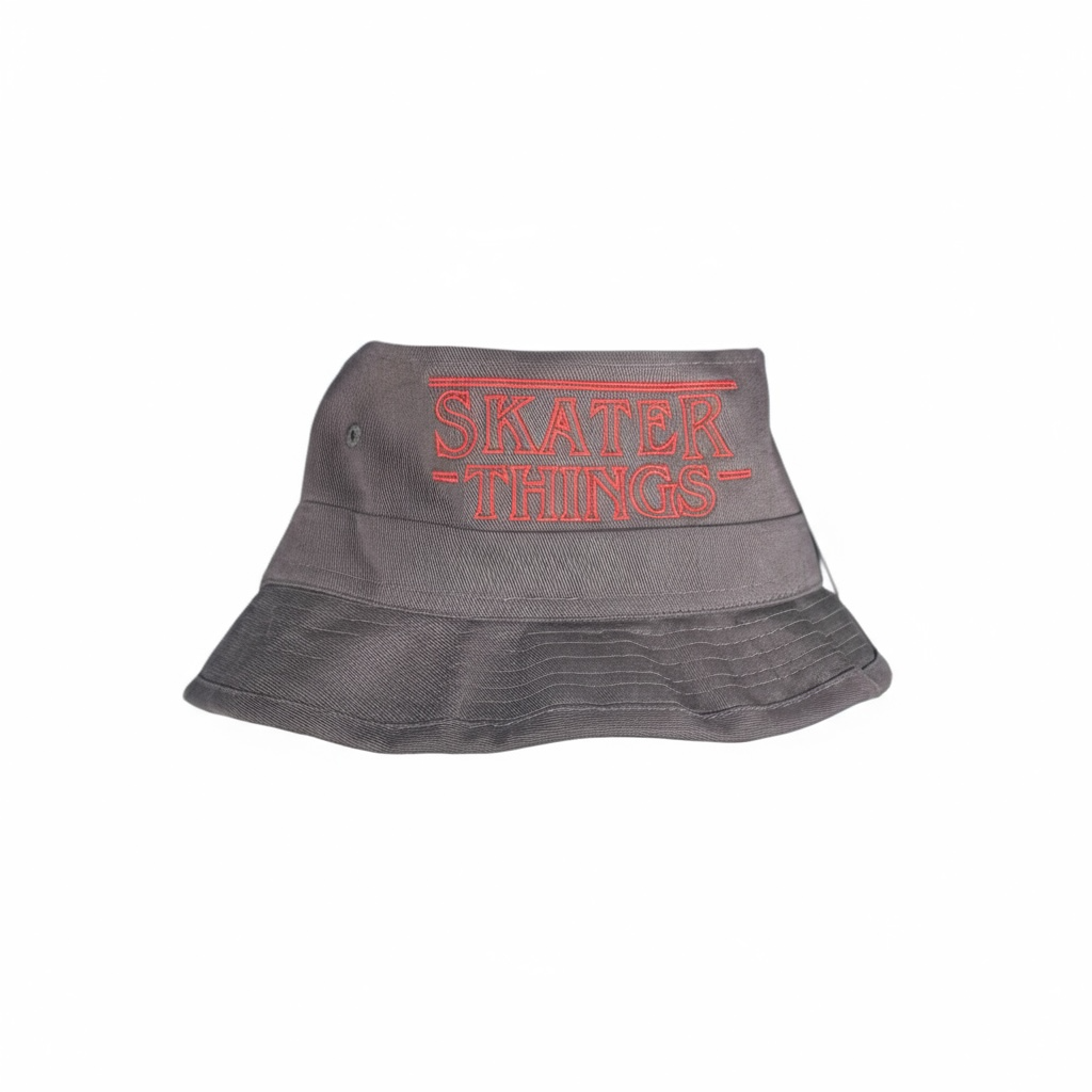 Skater Things Embroidered Bucket Hats