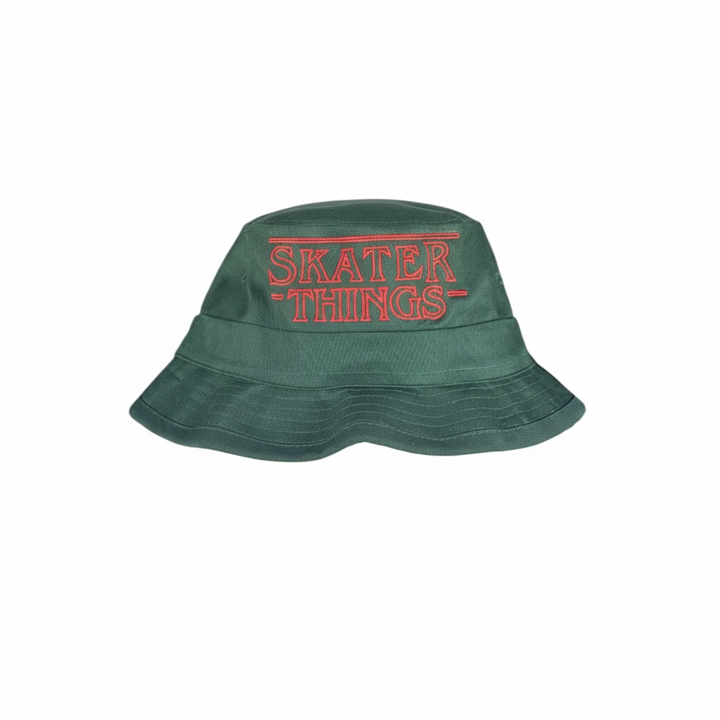Skater Things Embroidered Bucket Hats