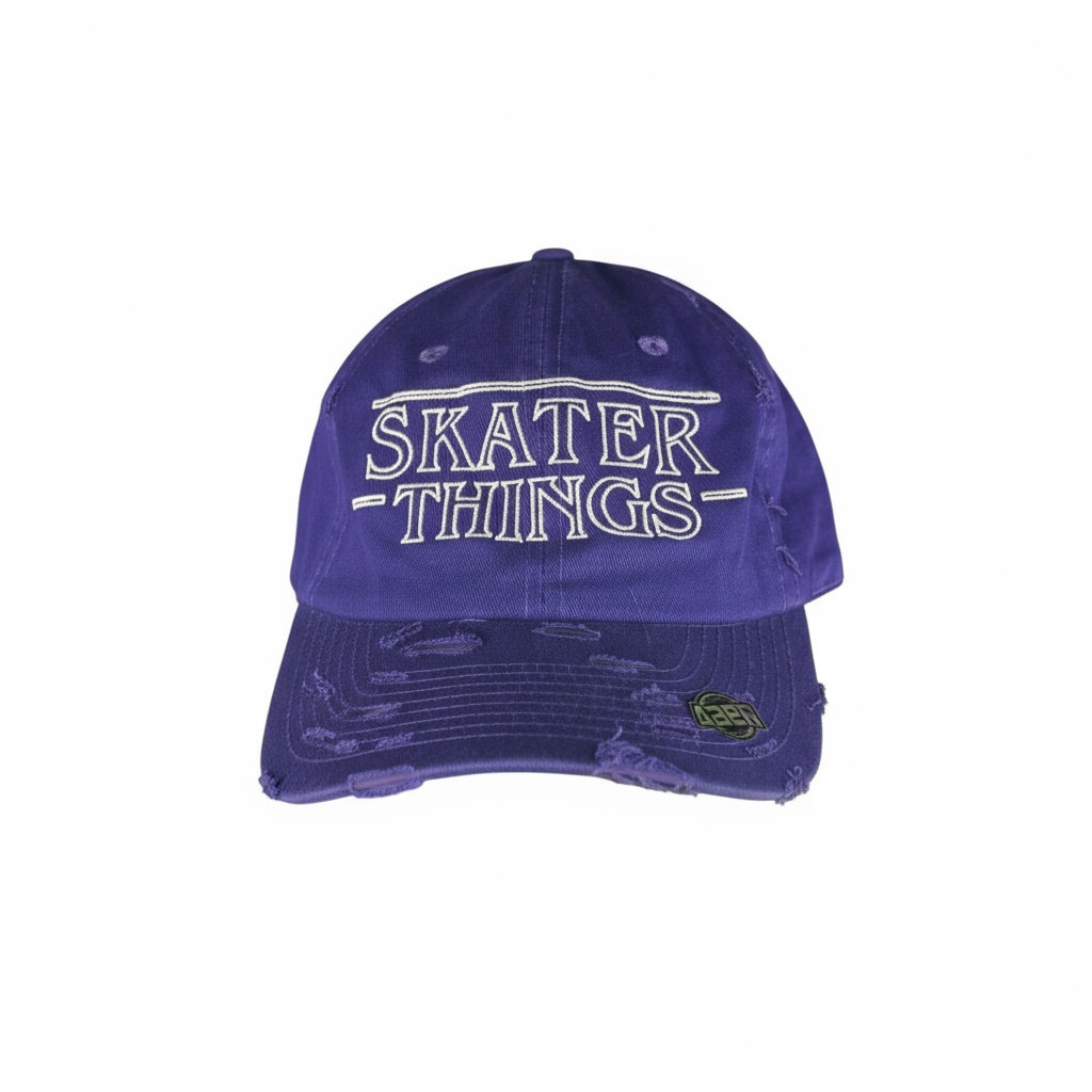 Skater Things Embroidered Cap
