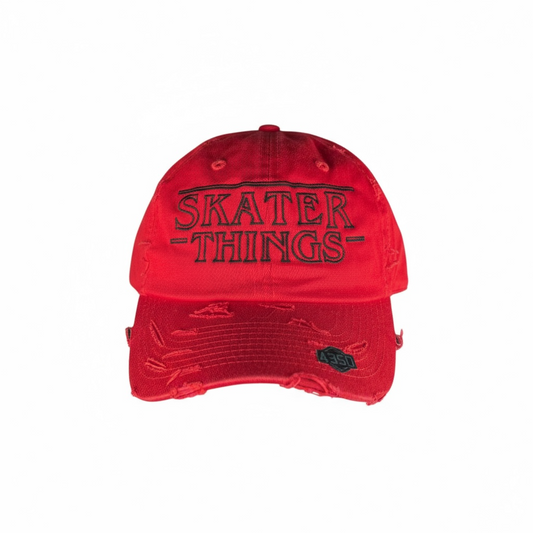 Skater Things Embroidered Cap
